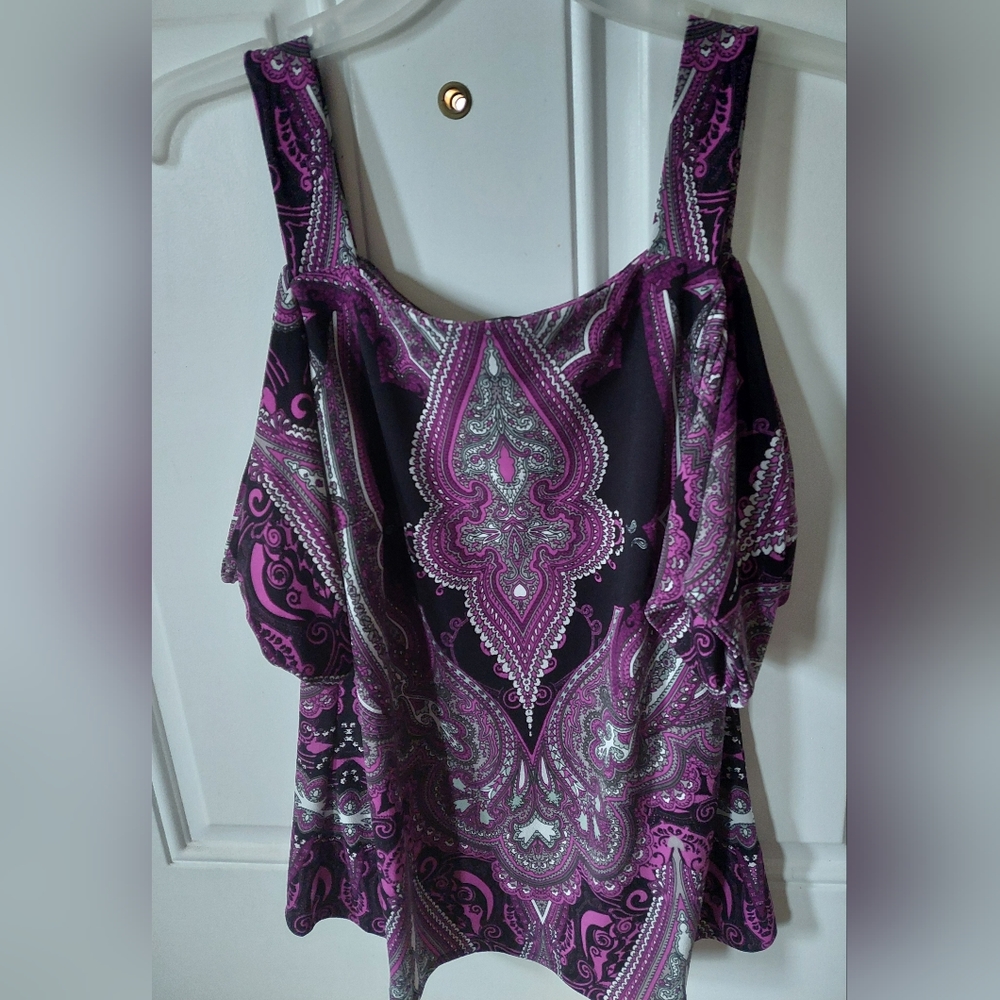 New without tags INC International Concepts Cold Shoulder Top